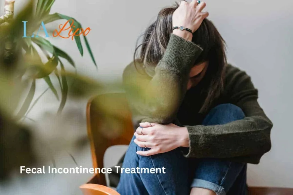 woman worried about fecal incontinence diet Derbyshire