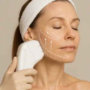 Woman having HI-FU to reduce wrinkles call LA LIPO Derbyshire Now!