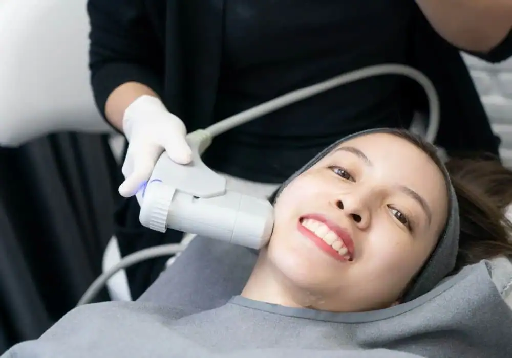 HIFU treatment Derbyshire in progress