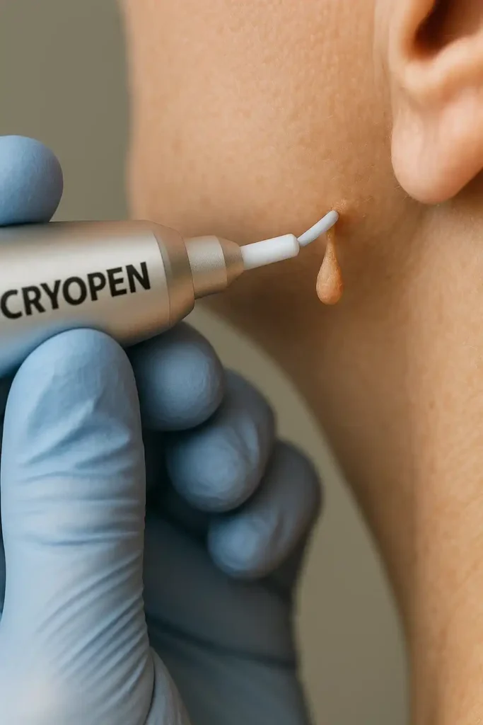 Cryopen for skin tags removal Derbyshire speak to our team today!