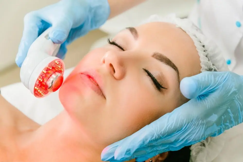 woman having non-surgical Morph8 treatment Derbyshire