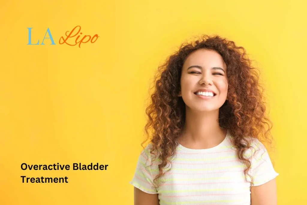 woman smiling about overactive bladder treatment Derbyshire solutions