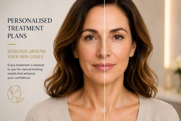Before and after results of Collagen Lift Therapy Derbyshire