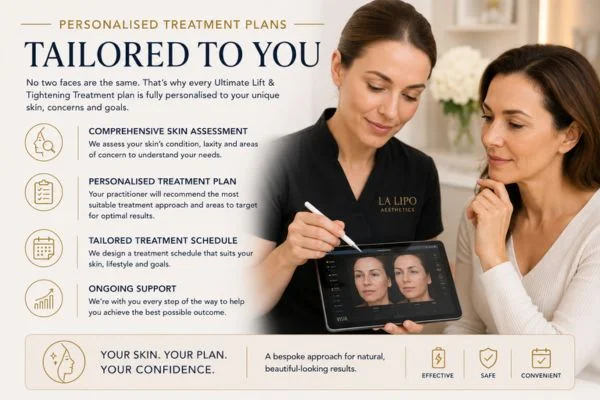 book a consultation about your ultimate lift and tighten treatment Derbyshire